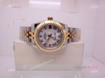 Replica Rolex Datejust 2-Tone White Roman Midsize Watch 31mm